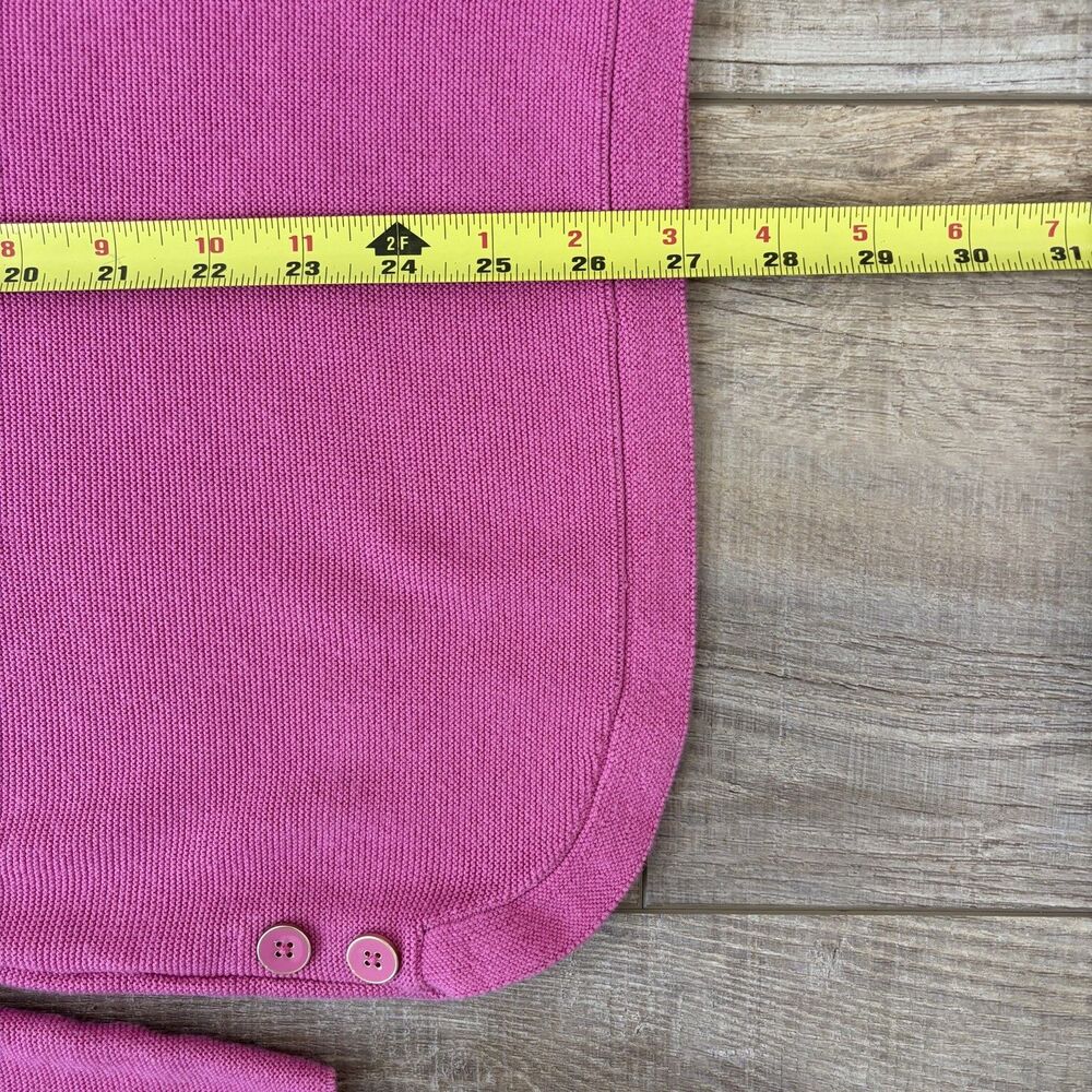 Talbots Womens Rose Pink Sweater Size M Office Classic Preppy Feminine Soft Cozy - Picture 11 of 12